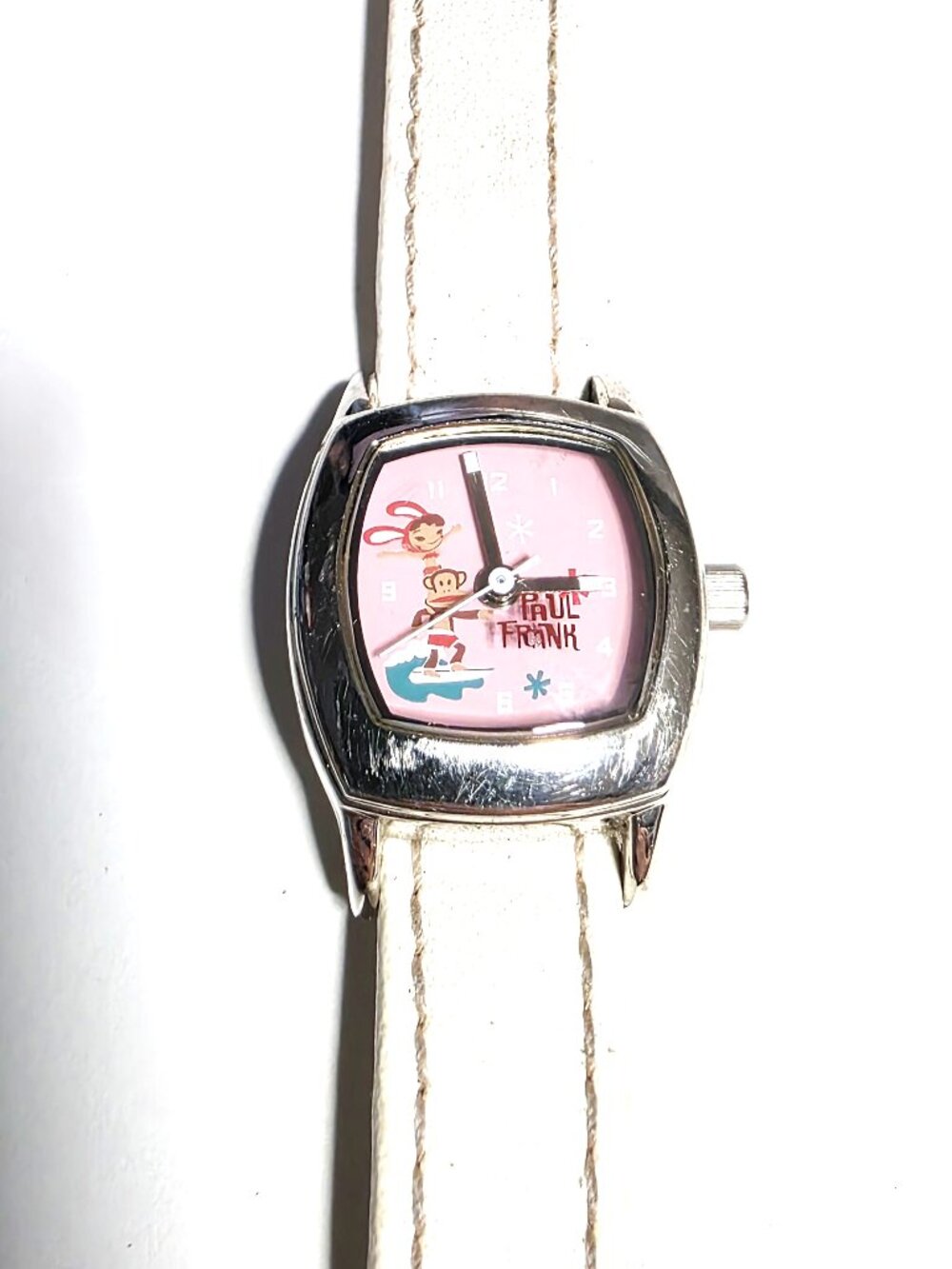 Paul Frank Julius watch with cream leather band